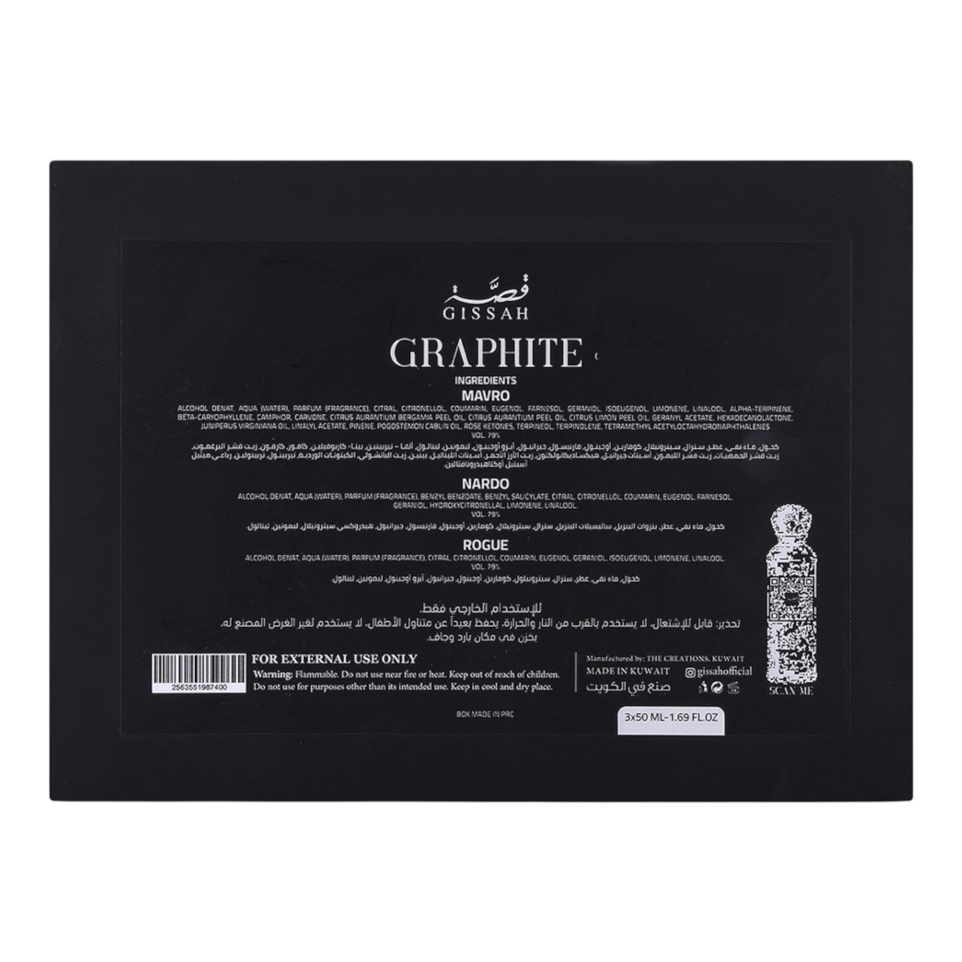Gissah Graphite set